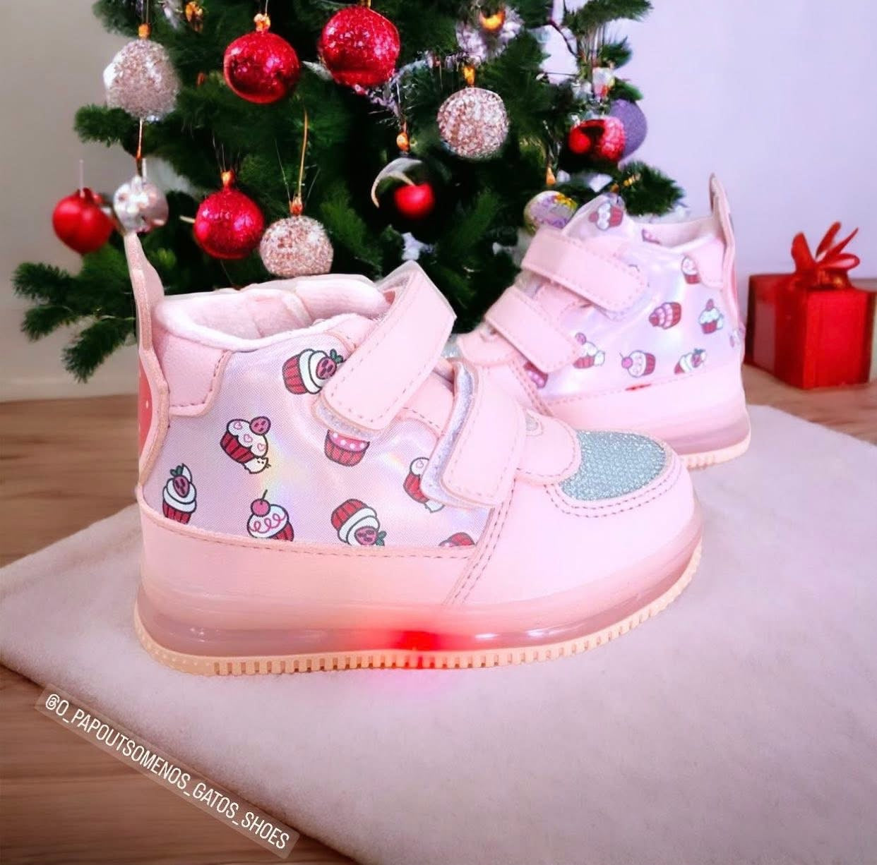 Μποτάκι με δερμάτινο ανατομικό πάτο με φωτάκια