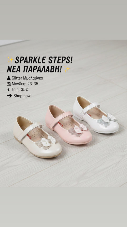 Μπαλαρινα σε τρία χρώματα με ανατομικό πάτο