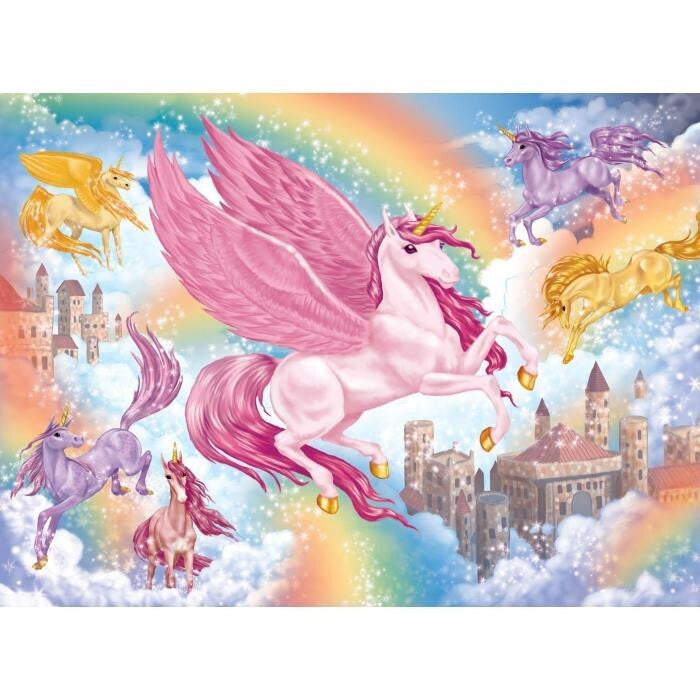 Παιδικό Puzzle Unicorn Kingdom 100pcs για 6+ Ετών Hinkler